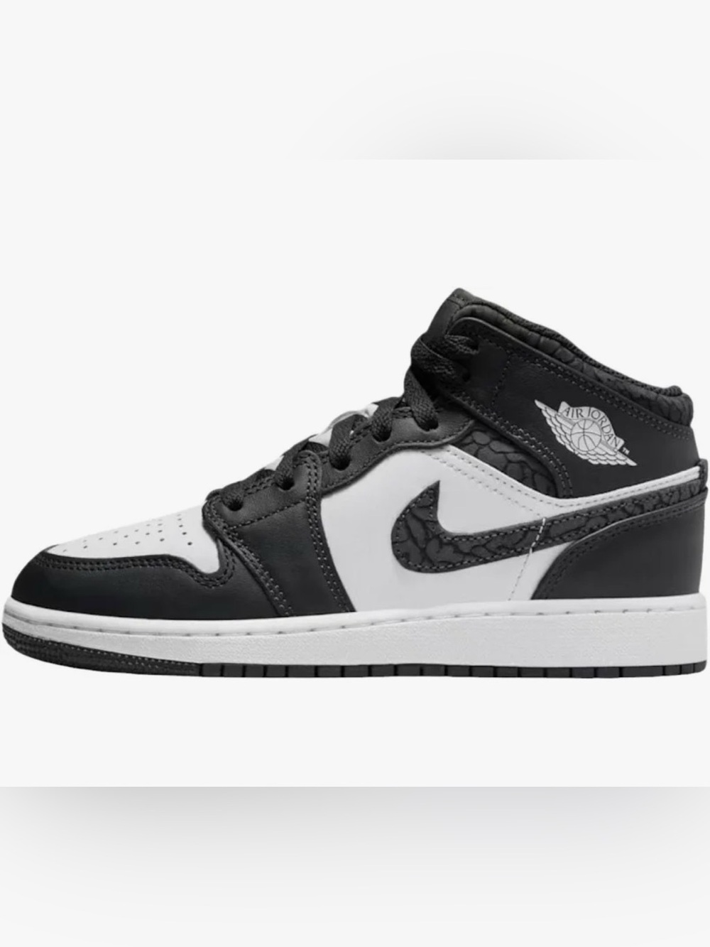 Nike Air Jordan 1 Mid SE (Off Noir/Black-White-Black) | Size 11
